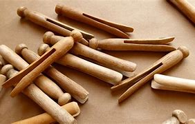 Image result for Round Wooden Clothes Pins