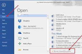 Image result for Can You Restore Unsaved Files