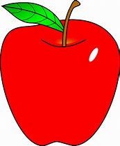 Image result for Red Apple Clip Art