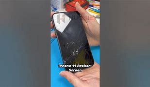 Image result for Broken iPhone 11-Screen