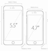 Image result for iPhone 6s Plus Measurements
