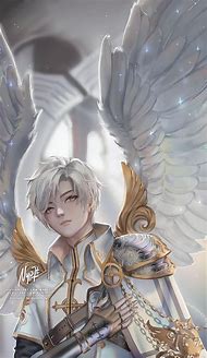 Image result for Angel Anime Boy with Mask
