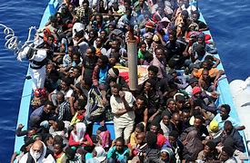 Image result for African Boat Refugees