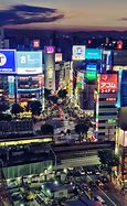 Image result for Shibuya Crossing at Night Aesthetic