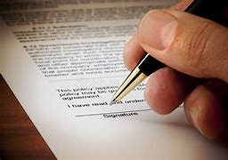 Image result for Signed Contract Document