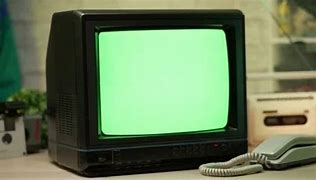 Image result for Blue and Green CRT TV Screen
