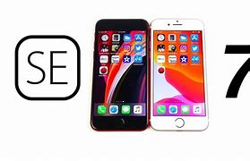 Image result for iPhone 7 vs SE Size