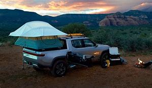 Image result for Rivian Truck Camping