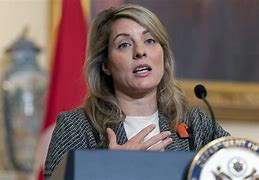 Image result for Melanie Joly in Conference in Cairo