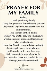 Image result for Special Family Prayer