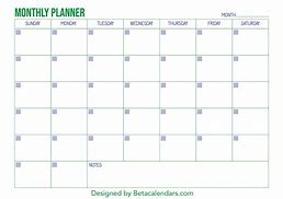 Image result for Monthly Calendar Planner