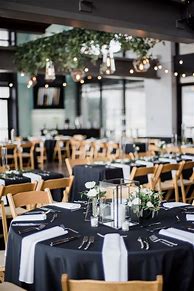 Image result for Black and White Wedding Reception