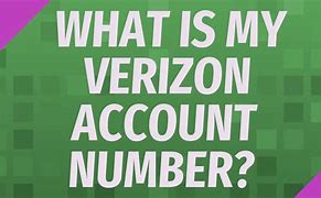 Image result for Verizon Account Number Example