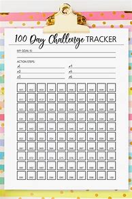 Image result for 100 Days Reading Tracker Template