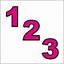 Image result for Circle Printable Number 6 Pink