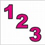 Image result for Number 1 Pink Square