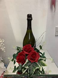 Image result for Champagne Bottle Bouquet
