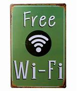 Image result for Vintage Wi-Fi Sign