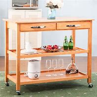 Image result for Solid Wood 23 X 36 Kitchen Island Cart