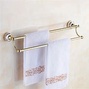Image result for Bath Towels On Gold Towel Bar