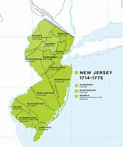 Image result for NJ Counties in 1770s