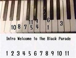 Image result for Black Parade Piano Intro