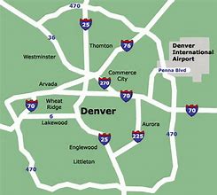 Image result for Denver Airport Hotels Map