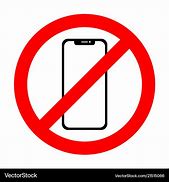 Image result for No Cell Phone Signs Vector