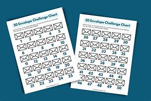 Image result for 50 Envelope Challenge