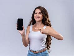 Image result for Girl Holding Phone Point at Me