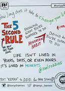 Image result for 5 Second Rule Mel Robbins Quotes