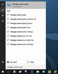 Image result for Control Panel Screen saver