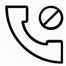 Image result for Reject Call Icon