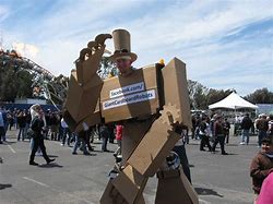 Image result for Cardboard Box Robot Costume