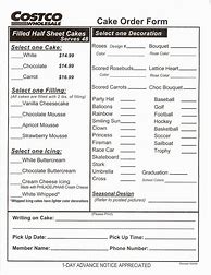 Image result for Costco Cupcake Order Form