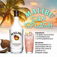 Image result for How to Drink Malibu Coconut Rum