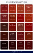 Image result for Burgundy Maroon Color Chart