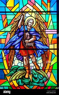 Image result for Saint Michael Stained Glass