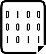 Image result for Binary File Icon