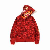 Image result for White and Red BAPE Jacket