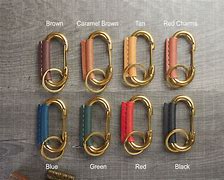 Image result for Round Carabiner Key FOB