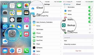 Image result for Where Is Back Up in Settings On iPhone