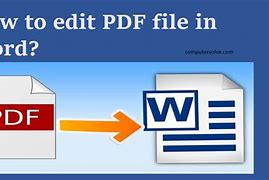 Image result for How to Edit a PDF Docusmetn
