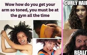 Image result for Curly Makeup Brush Meme