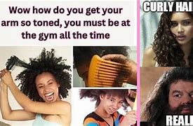Image result for Memes Facts About Curly Hair