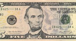 Image result for Orange Back 5 Dollar Bill