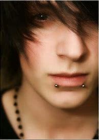 Image result for Cute Emo Guys with Snake Bites