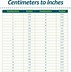 Image result for Large Printable Centimeters to Inches Chart