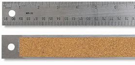 Image result for Metal Ruler with Cork Backing