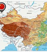 Image result for China Map with Mountains